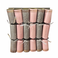 Pachet cadou pentru familie, 6 Crackers, gri/roz, RMS 1351187-GREY